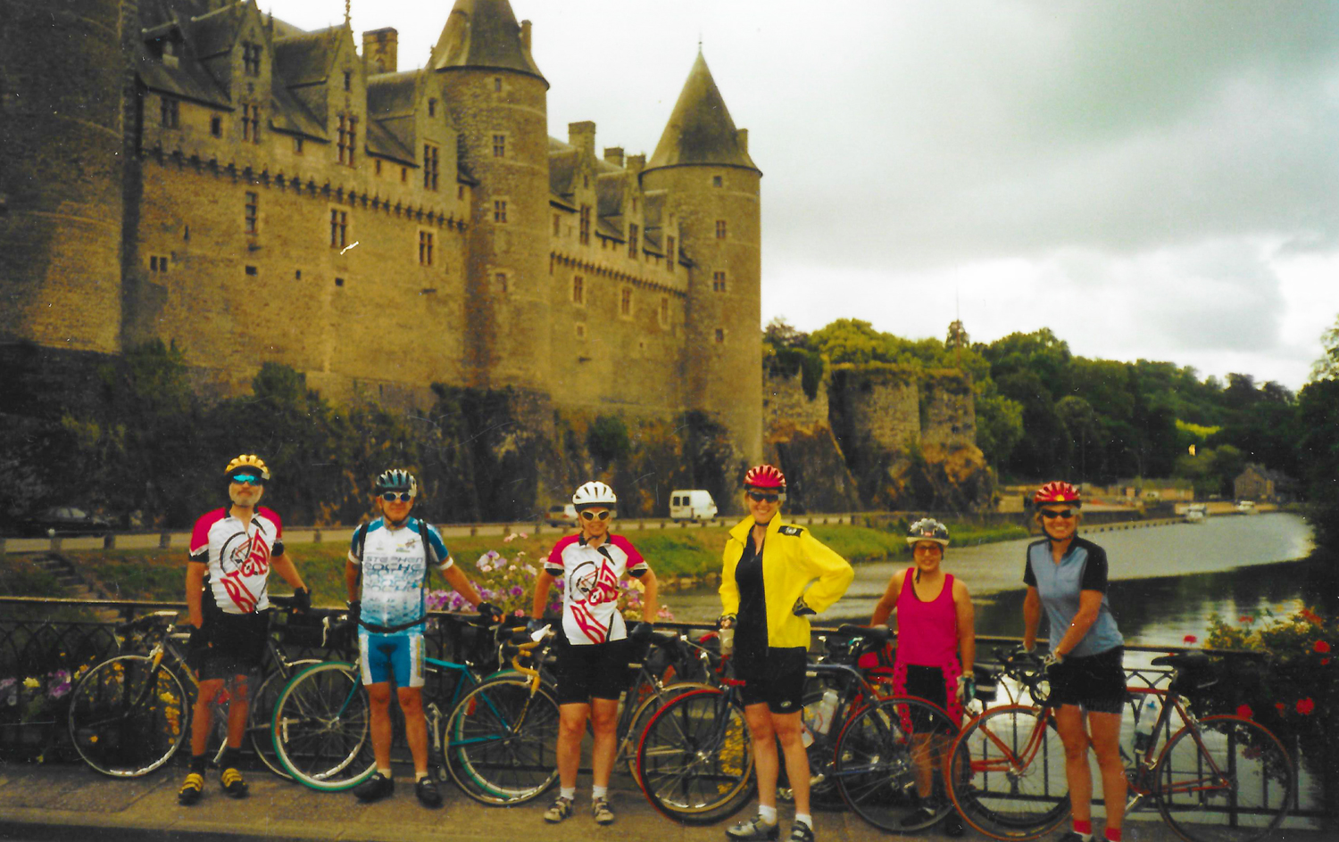 bikers in Brittany